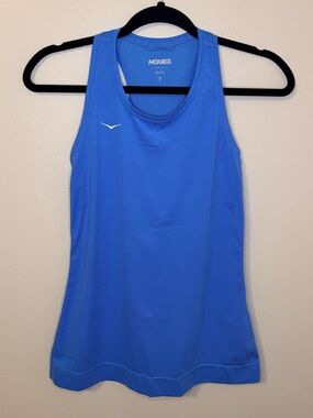 Hoka One One Blue Running Tank